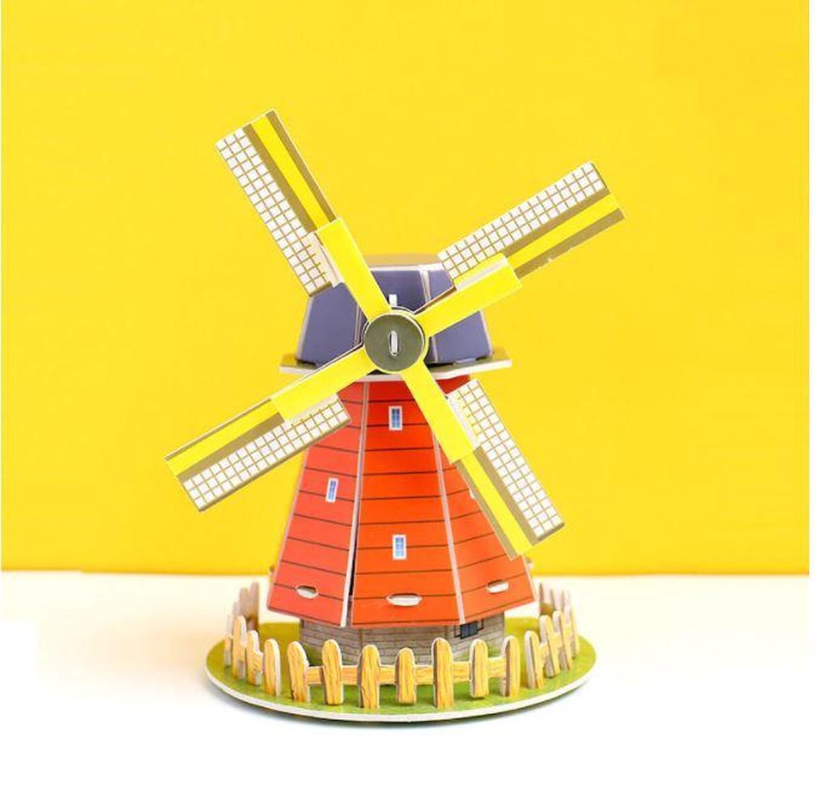 3D puzzel | windmolen puzzel | 3D puzzel voor kinderen | 24 stuks | 3D puzzel gebouw